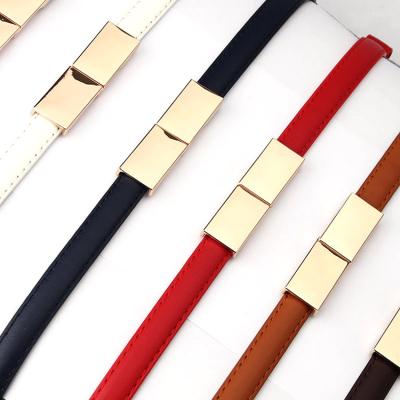 China Wholesale cheap belt simple design small and exquisite ladies dress waterproof metal buckle belt for sale