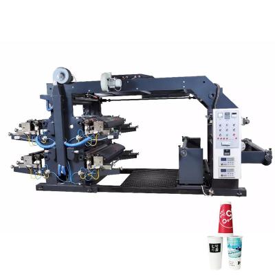 China Flexible Package Printing 4 6 Color 380V Flexo Printing Machine Roll Flexographic Printer High Speed Label Graphic PP Non Woven Bag Printing Mahine for sale