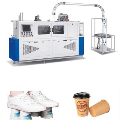 China Manufacturing Plant Pakistan Die Cutting Semi Automatic Manufacture Paper Cup Making Machine Price for sale