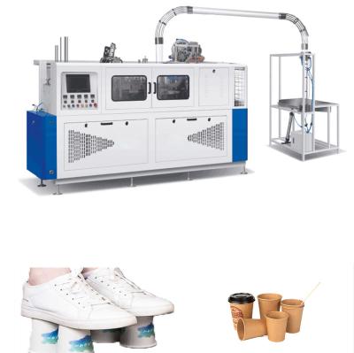 China Manufacturing Plant Mini Die Cutting Parts Handle Ripple Flexo Printing Cartoning Paper Cup Making Machine for sale