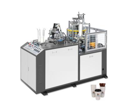 China Manufacturing Plant Fully Automated Small Cost Coffee Lid Box Packing Spare Parts Paper Cup Making Machine for sale