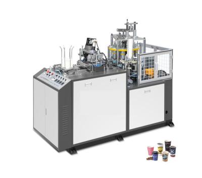 China Manufacturing Plant 8oz Printer Stock Production Die Cutting Packaging Tea Paper Cup Making Machine for sale