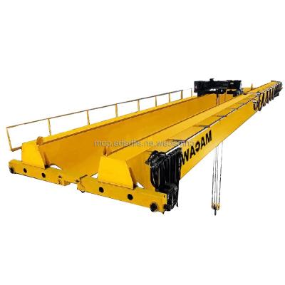 China Bridge Crane Electric Hoist 5 Ton Double Girder Electric Traveling Overhead With Inverter Electric Overhead Traveling Crane for sale