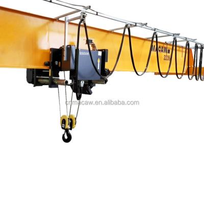 China Bridge Crane High Quality Workstation Electric Mobile Single Overhead Crane 10 Ton Electric Overhead Travel Crane for sale