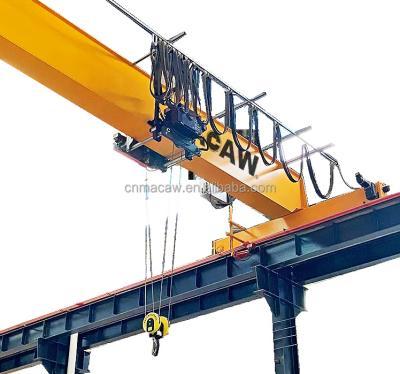 China Bridge Crane Workshop Crane High Performance 5 Ton European Single Girder Crane With Hoist Electric Overhead Overhead Traveling Crane for sale