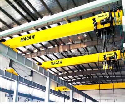 China Bridge Crane 5 Ton Eot Overhead Crane Easy Handling Structure Durable Warehouse Single Girder Overhead Bridge Crane for sale