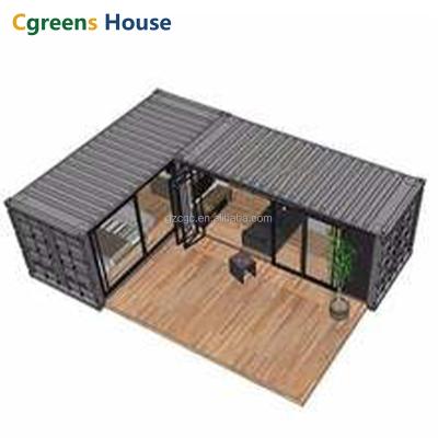 China Cgreens House Modern Ready Made Portable Flat Pack Container Office Project A Pavilion Mobile Home Suitable For Elderly Living for sale