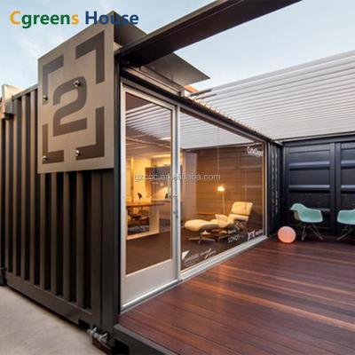 China Cgreens Modern Mobile House Flat Pack House Container Office Project Prefab Soundproof Mobile Container House Project for sale