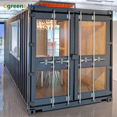 China Cgreens Modern House Prefab Detachable House Project Container Office Temporary Project Building Modular Prefab Homes for sale