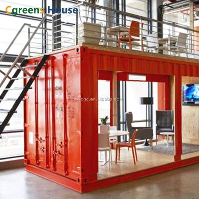 China Cgreens Modern House Hot Sale High Quality Custom Prefab 20ft 40ft Container House Garden Office Project Prefab Homes for sale