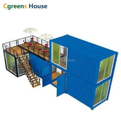 China Cgreens Modern Modular Home Project Container Dormitory Reception Classroom Office School Paperback Small Prefab House for sale