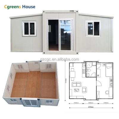 China Low Price Modern Modular Expandable Prefab Family House Cgreens Container House Project Residential Home Project for sale