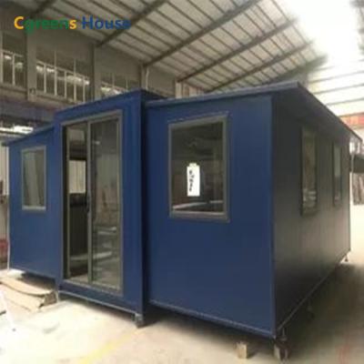 China Cgreens Modern 2 Bedroom Flat Pack 20FT Expandable Expandable House 40FT Modern Container House Residential Project for sale