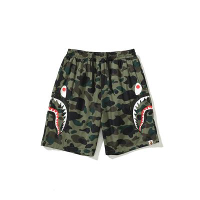 China QUICK DRY Custom Logo Mens Embroidery Basketball Shorts Camouflage Mesh Gym Beach Fitness Shorts Breathable Bape for sale