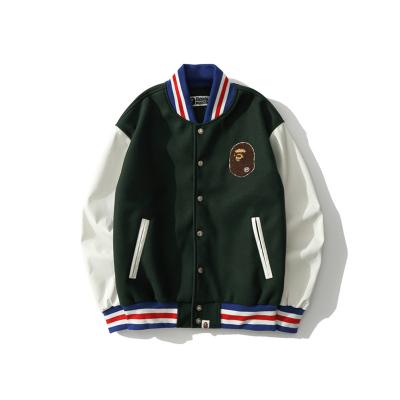 China 2021 Waterproof High Quality Fashion Street Style Bape Shark Jacket Men Anorak Jacket Colors Double Patterned Baseball Jacket for sale