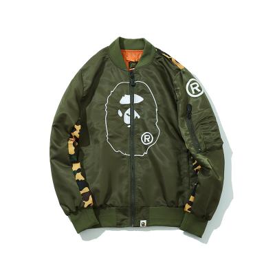 China Bape Jacket Military Anorak Embroidery Badge Jacket Cargo Waterproof Men's Style Outdoor Jackets Zippers for sale