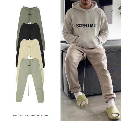 China Cotton Joggers Basics Fog Apparel Anti-Pilling High Street Lane Pants Gym Sports Suits Sweatpants Men for sale