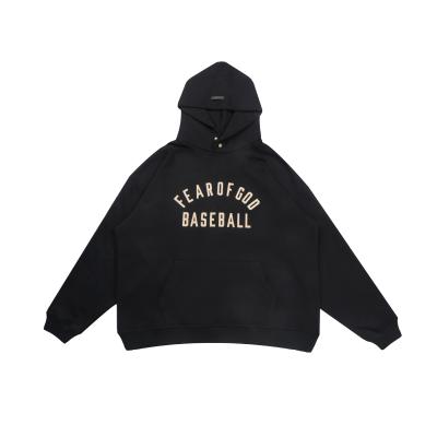 China High quality breathable baseball hoodies FOG 7th oversized sweatshirts hoody for men for sale