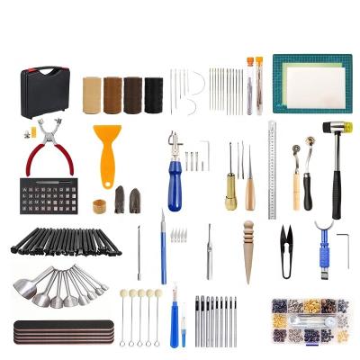 China Tool Set Hand Sewing Combination of Diy World Nolvo Awls Buttons Breaking Tools DIY Tailor Set Handmade Leather Handmade Leather for sale