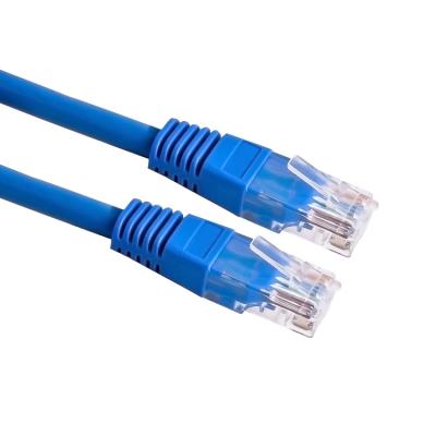 China Best Selling 1.5m 3m 5m 10m 15m Cat5e Network Cable Gold Plated Cat5e UTP Cat5e Patch Cord UTP for sale