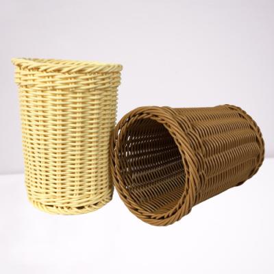 China Low MOQ Price Stocked Cheap Handmade Woven Basket Wicker Baskets For Baby Nursery Laundry for sale