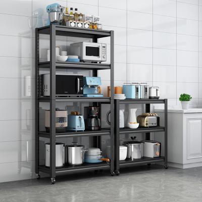 China High quality home stocked storge metal shelves rivet rack kitchen rack kitchen storage rack for sale