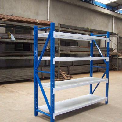 China Medium Duty Corrosion Protection Warehouse Shelf Storage Rack Metal Storage Shelf Supplier for sale