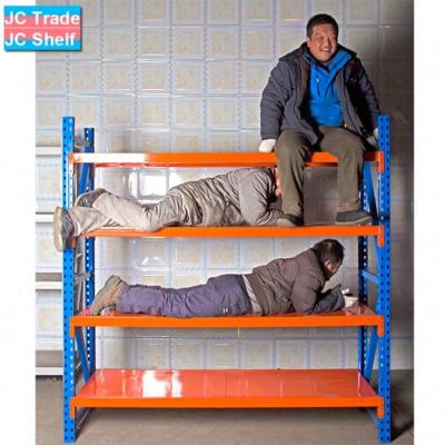 China Steel medium duty warehouse rack storge rack longspan corrosion corrosion storage rack for sale