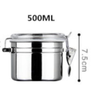 China Viable Factory High Quality Stainless Steel Food Storage Canister Set Storage Box for sale