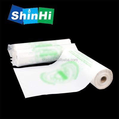 China Biodegradable 100% Biodegradable Compostable Grocery Plastic Reusable Bags for sale