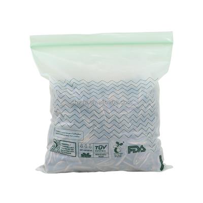 China Custom Eco Friendly Biodegradable PLA Ziplock Bag From Wholesaler BIODEGRADABLE PBAT for sale