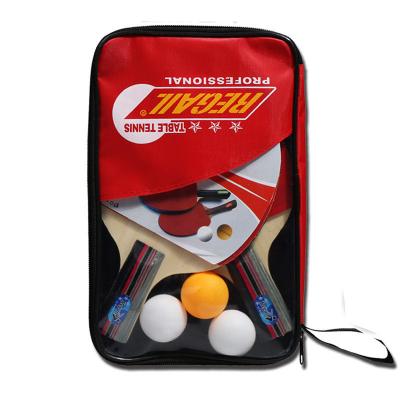 China Custom Wooden Ping Pong Racket+Rubber+Sponge Basic Ping Pong Conway PPR002 Logo Available Wholesale Kids Training Paddles Cheap Price for sale