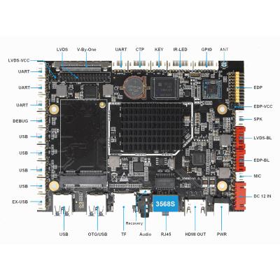 China Placa de controle de ecrã LCD RK3568 placa-mãe de ecrã LCD Display Universal Drive à venda