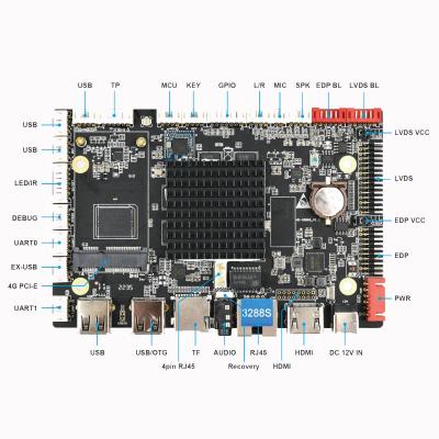 China Junta de control de LCD de Android Junta de control de LCD 2K 4K RK3288 en venta