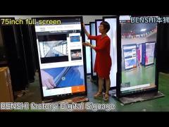 Indoor LCD Touch screen Digital Display Totem Android Digital Kiosk