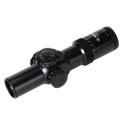 China Second Short Black 1-6X28IRF Wide Angle Ffp Riflescope For Hunting for sale