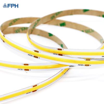 China Hotel 8mm COB Free Cuttable Strip Wide 480LEDs/m 12V/24V IP20 IP65 IP66 Led for sale