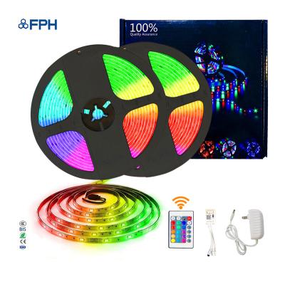 China Factory Direct Sales LANDSCAPE Factory Direct Sales Decor TV Light DC5V USB LED Strip RGB TV Light RF Kit Strip Remote Control for sale