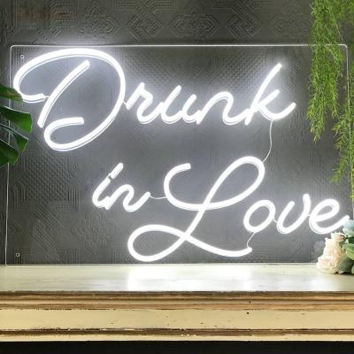 China LANDSCAPE Amazon ebay drop shipping rolling stone custom led light open glass neon sign acrylic letter lights with 100% security for sale