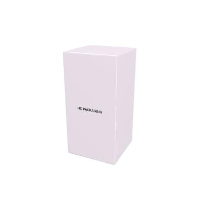 China Recycled Materials Recycled Paper Card Skin Care Packaging Box Simple Folding Reverse Tuck End Cosmetic Box for sale