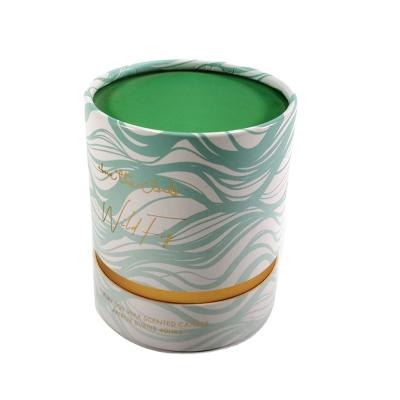 China Handmade High Quality Custom Design Creative Cosmetics Round Cylinder Paper Tube Packaging for sale