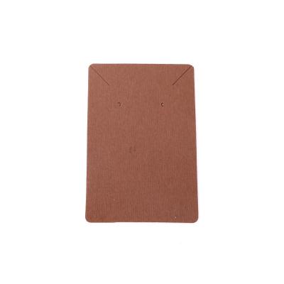 China New Product 6*9cm Education Jewelry Packaging Paper 350g Card Earring Card Blank Kraft Paper Jewelry Packaging Paper for sale