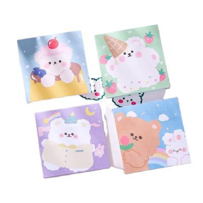 China Custom Modern Personalized Printed Cute Clear Sticky Notes With Wonderful Appearance for sale