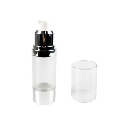 China 5ml 10ml 15ml 30ml 50ml 100ml 150ml 200ml Cosmetic UV Aluminum White Vacuum Pump Airless Pump Bottle for sale