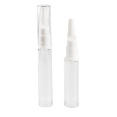 China Hot Selling Personal Skin Care Packaging 5ml 10ml 12ml 15ml White Cosmetic Vacuum Pump Airless Bottle for sale