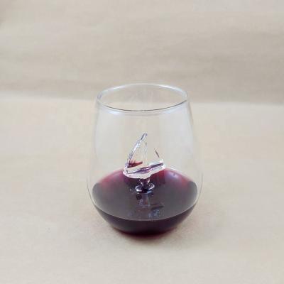 China Factory wholesale red wine anchor cup handmade thickened glass wine cup/anchor/glass anchor cup for supermarket distribution for sale