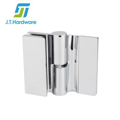 China EU Screw Hidden Invisible Hide Not To Be Seen Remove Shower Glass Door Hinge With Exterior Cover for sale