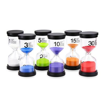 China Suppliers Modern Chinese ABS Glass Beads 3/10/15/30 Minutes Hourglass Sand Timer Gift Decoration Timing Sand Timer Glass Hourglass for sale