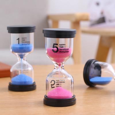 China Suppliers Modern Chinese ABS Glass Beads 3/10/15/30 Minutes Hourglass Sand Timer Gift Decoration Timing Sand Timer Glass Hourglass for sale