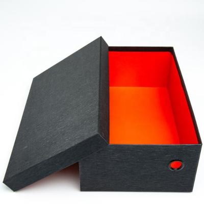 China Custom Colored Paper Luxury Design Handmade Logo Shoes Packaging Cardboard Boxes Custom Made for sale